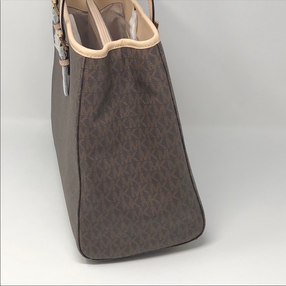 NWT Michael Kors Jet Set travel brown bag - Picture 5 of 7